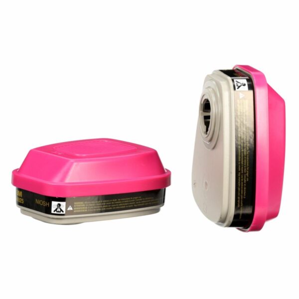 3M® Cartucho Dual Para Formaldehído, Vapores Orgánicos Y Filtro De Partículas P100 Mod. 60925 (Presentación X Par) - Imagen 3