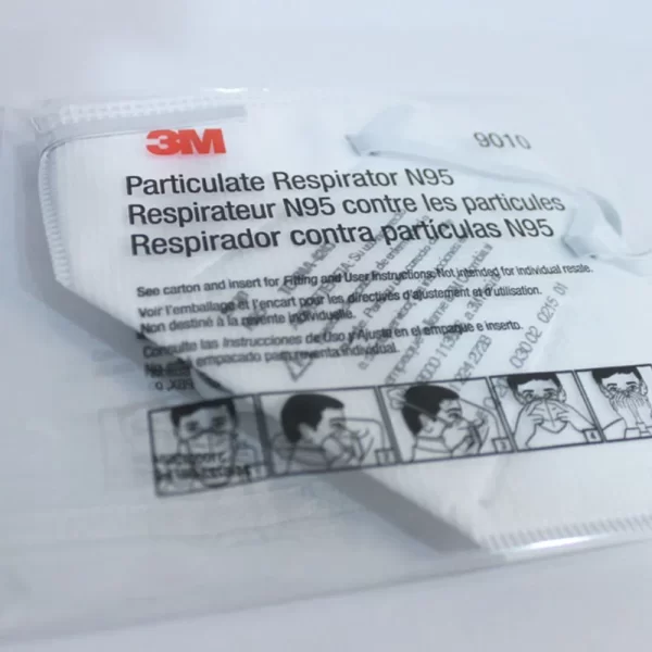 3M® Respirador Plegable Para Polvos Y Neblinas No Aceitosas N95 Mod. 9010 Dispenser Con 50 Piezas - Imagen 2