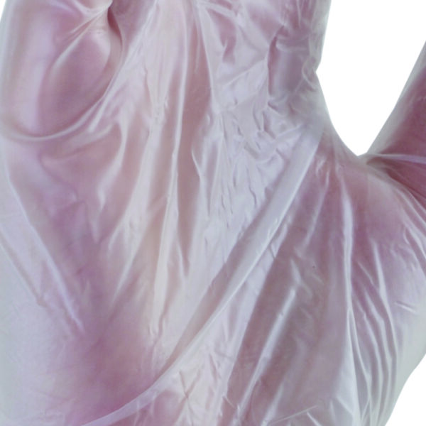 Guante Vinil Desechable Transparente 4 Milésimas Bajo En Polvo Dispenser Con 100 Piezas Derma Care Mod. 44-500 - Imagen 3