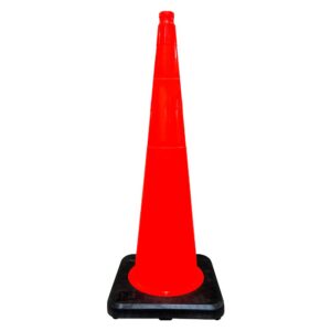Cono De Seguridad Base Negra Tratamiento UV 91 cm SUK Mod. SUK-CO91