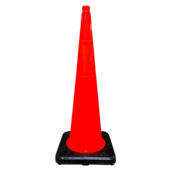 Cono De Seguridad Base Negra Tratamiento UV 91 cm SUK Mod. SUK-CO91